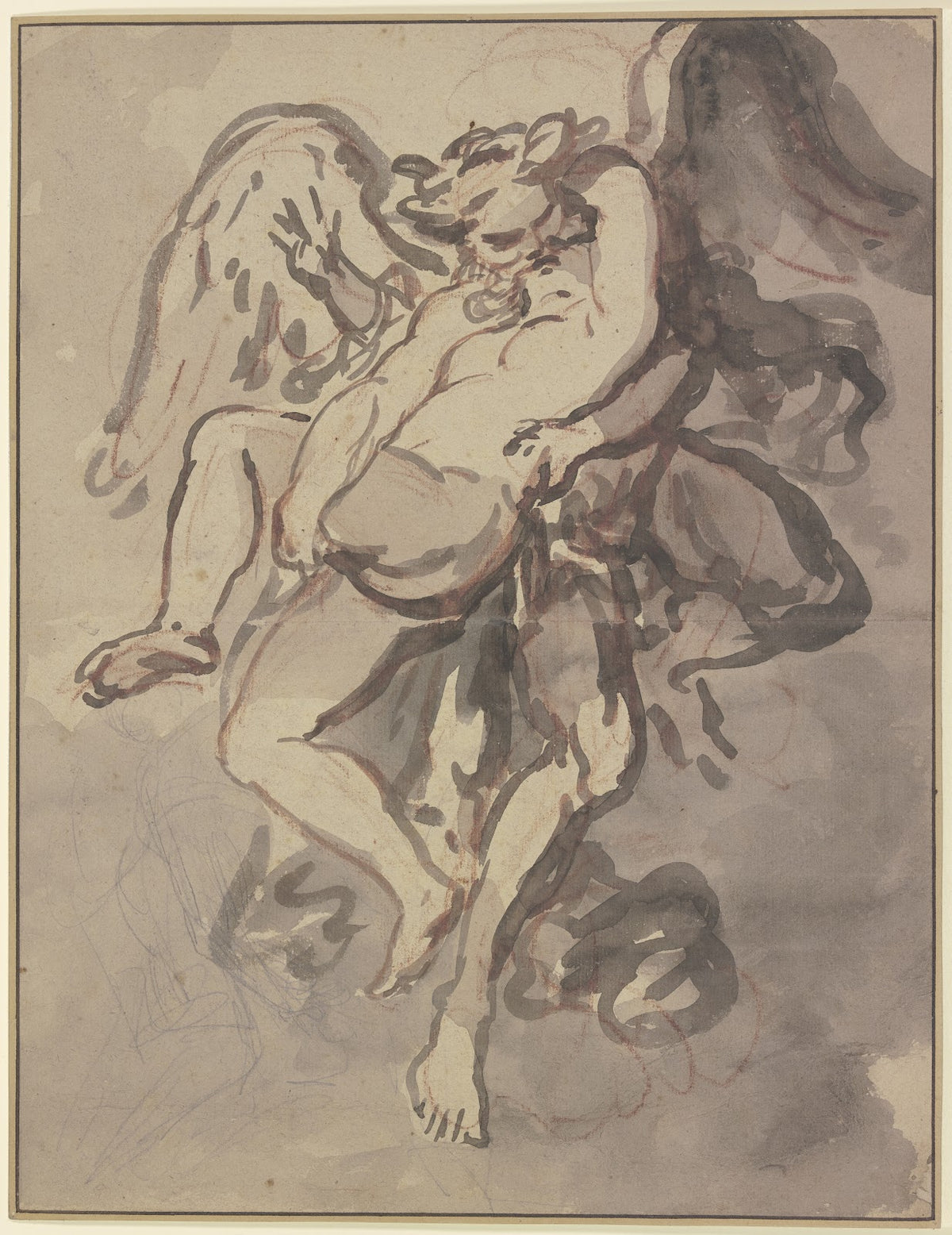 Die Entführung der Oreithyia durch Boreas