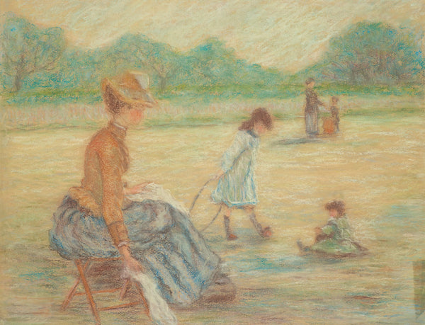 Étude pour Le Square Jardin du Luxembourg 1885 86