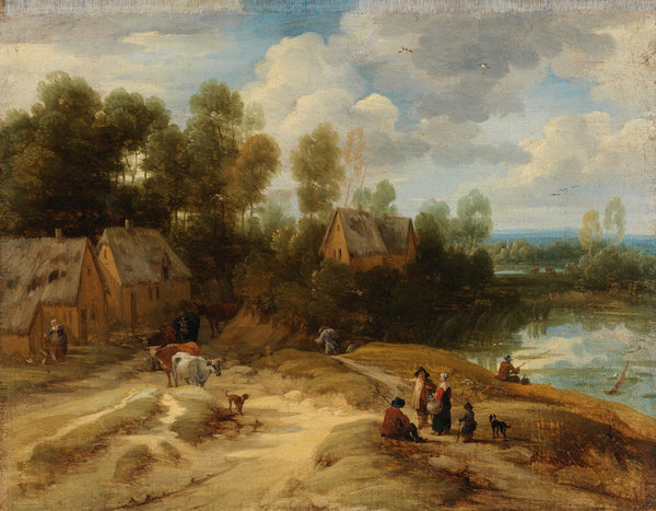 Landscape with Peasants and Cattle 1628 1655