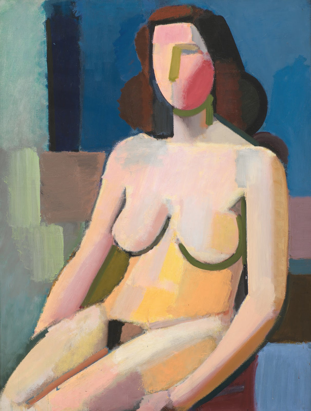 Seated Female Nude 1940