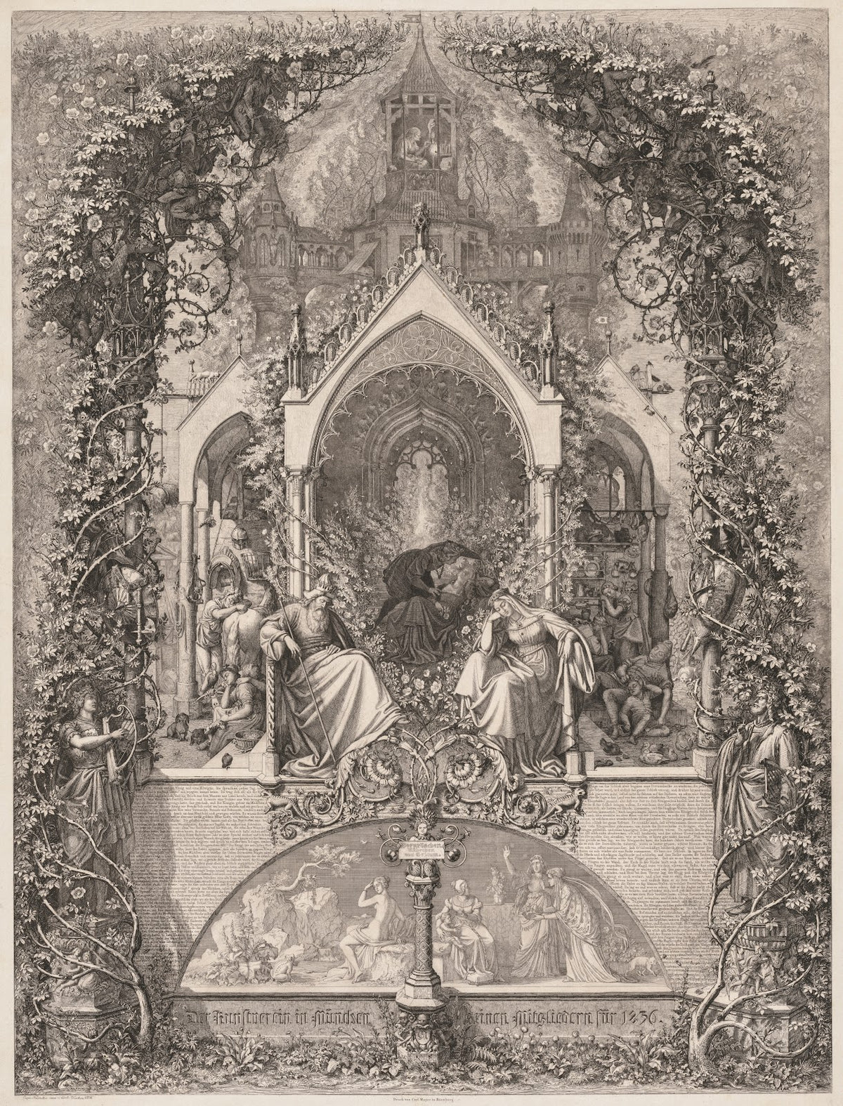 Little Briar Rose Sleeping Beauty 1836