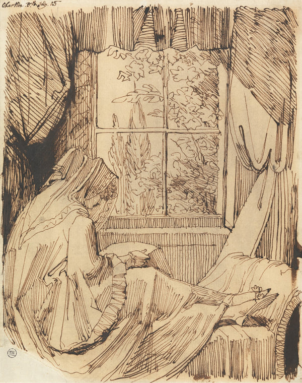 Woman Reading Seated Before a Window 1805