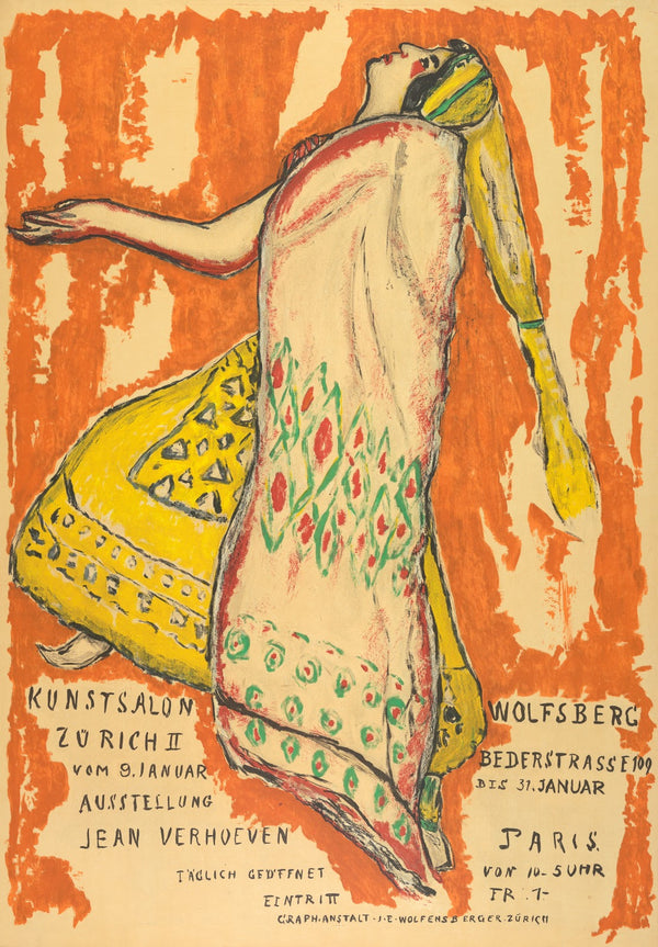 Ausstellung Jean Verhoeven Kunst Salon Wolfburg ca 1915