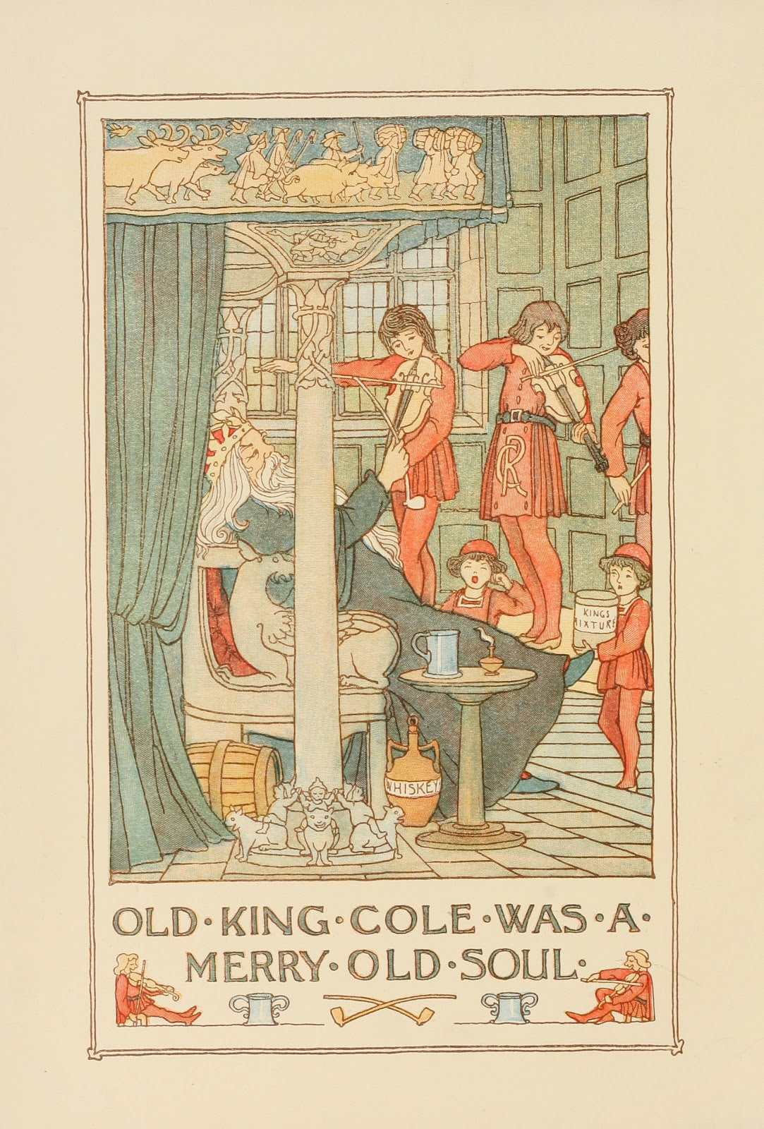 Old King Cole was a merry old soul 1880s