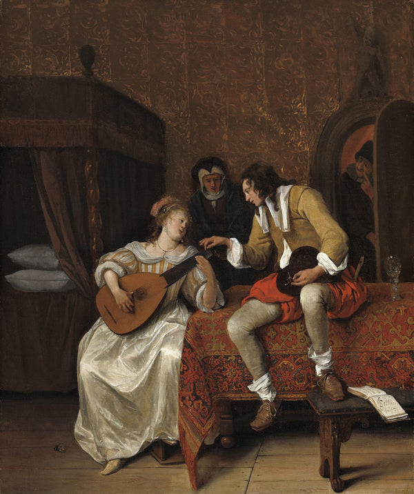 Ascagnes and Lucelle The Music Lesson 1667