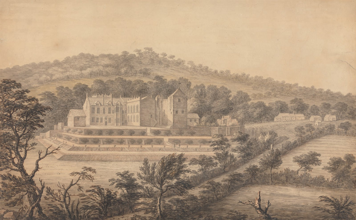 The Southeast view of Rose Castle in Cumberland 1765
