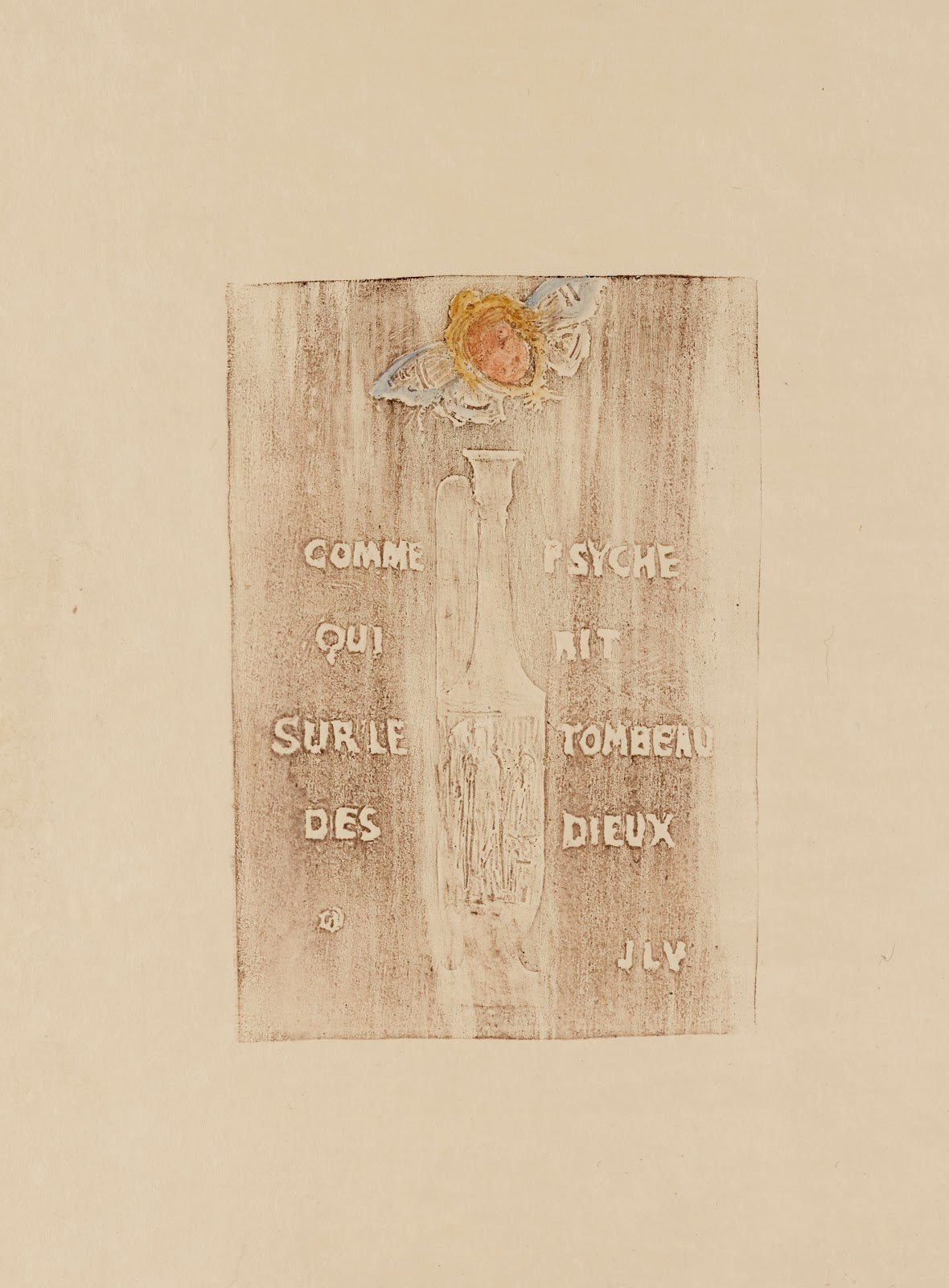 Comme Psyché qui rit sur le tombeau des dieux 1920