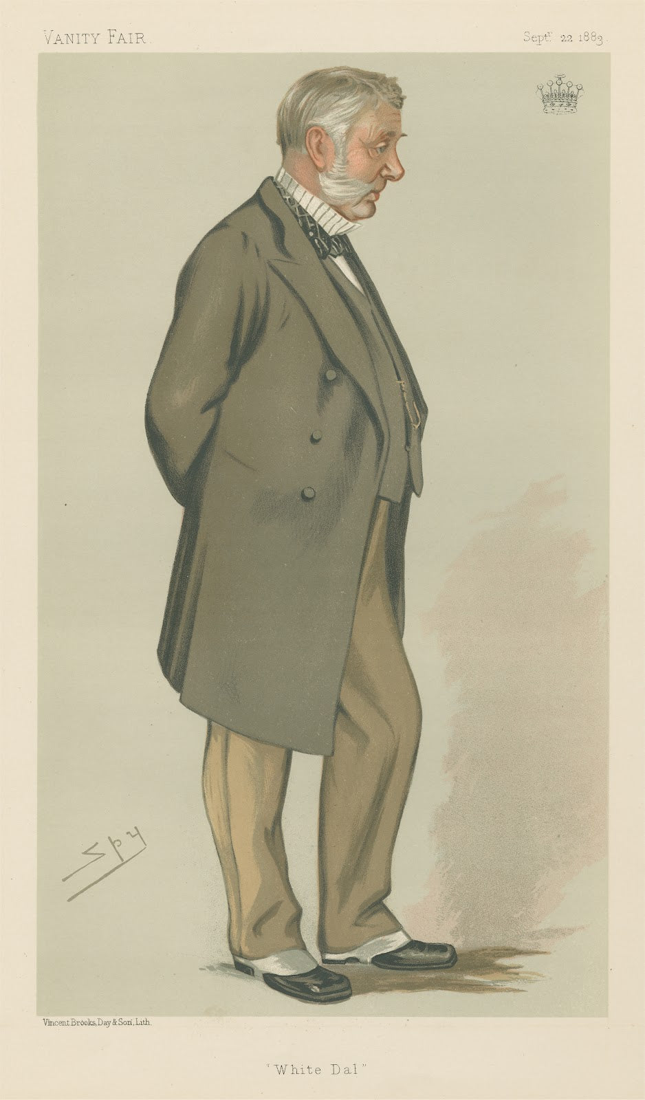 Politicians  White Dial The Earl of Stair 22 September 1883 1883