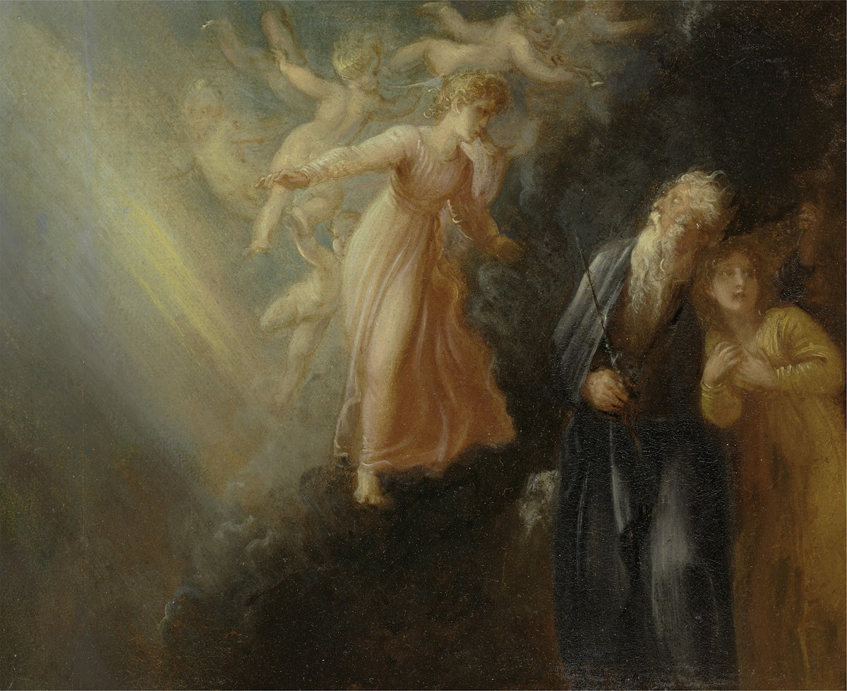 Prospero Miranda and Ariel from The Tempest Act I scene ii 1799