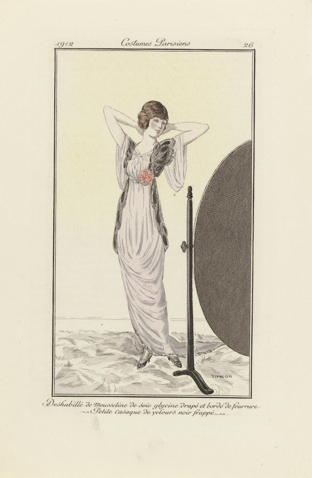 Deshabillé de Mousselin 1912