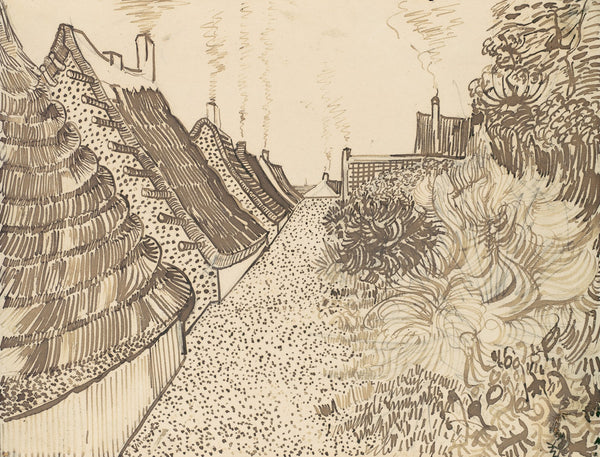 Street in Saintes Maries de la Mer 1888