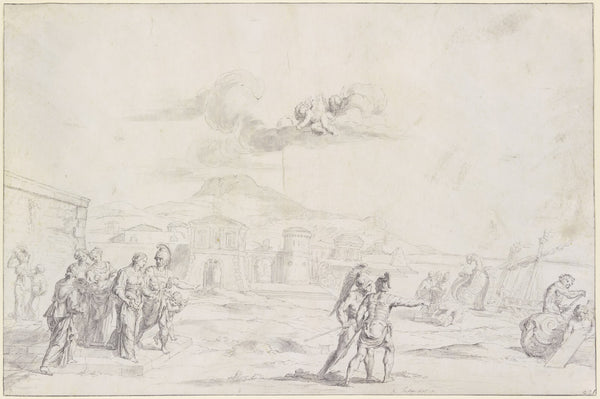 Die Entführung und Einschiffung der Helena durch Paris ca 1674 1675