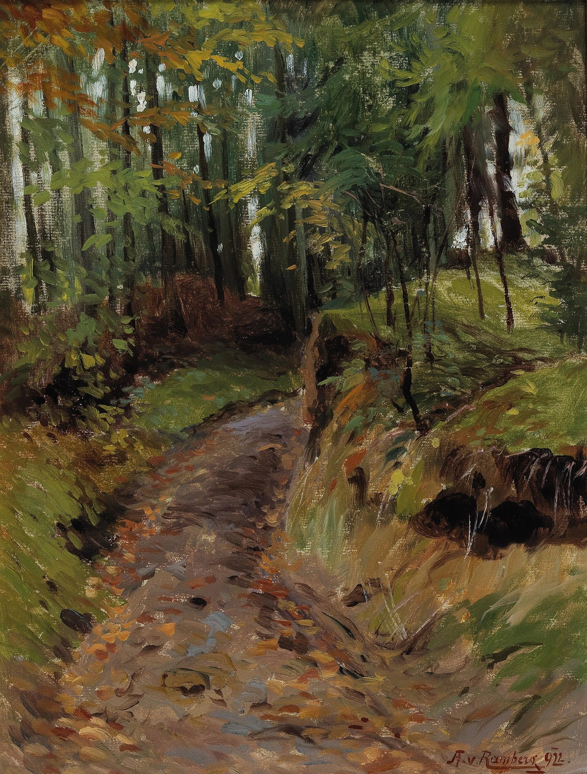 Am Weg zum Gmundnerberg 1922