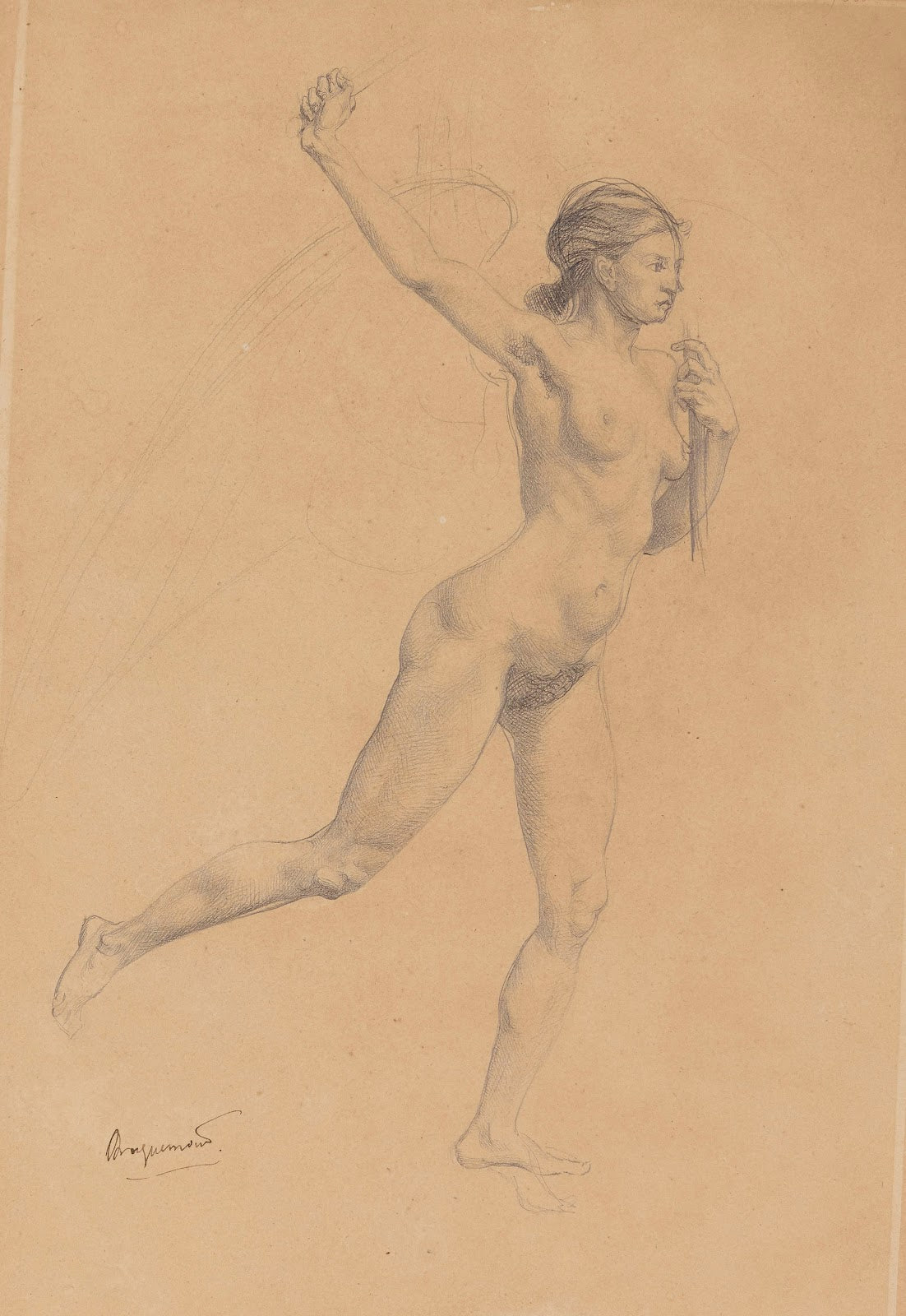 Etude de femme 19th century