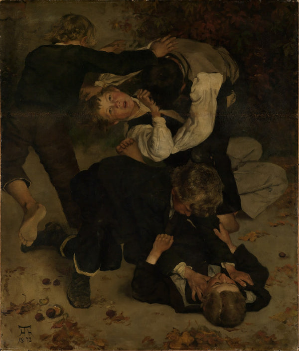 Raufende Buben 1872