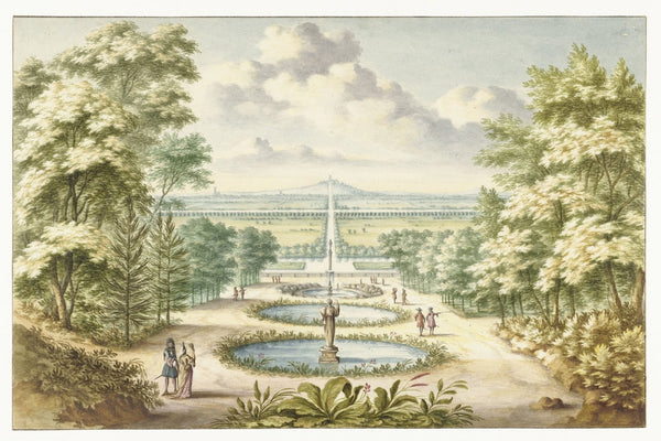 Amfitheater te Kleef naar het Noorden gezien 1675   1685