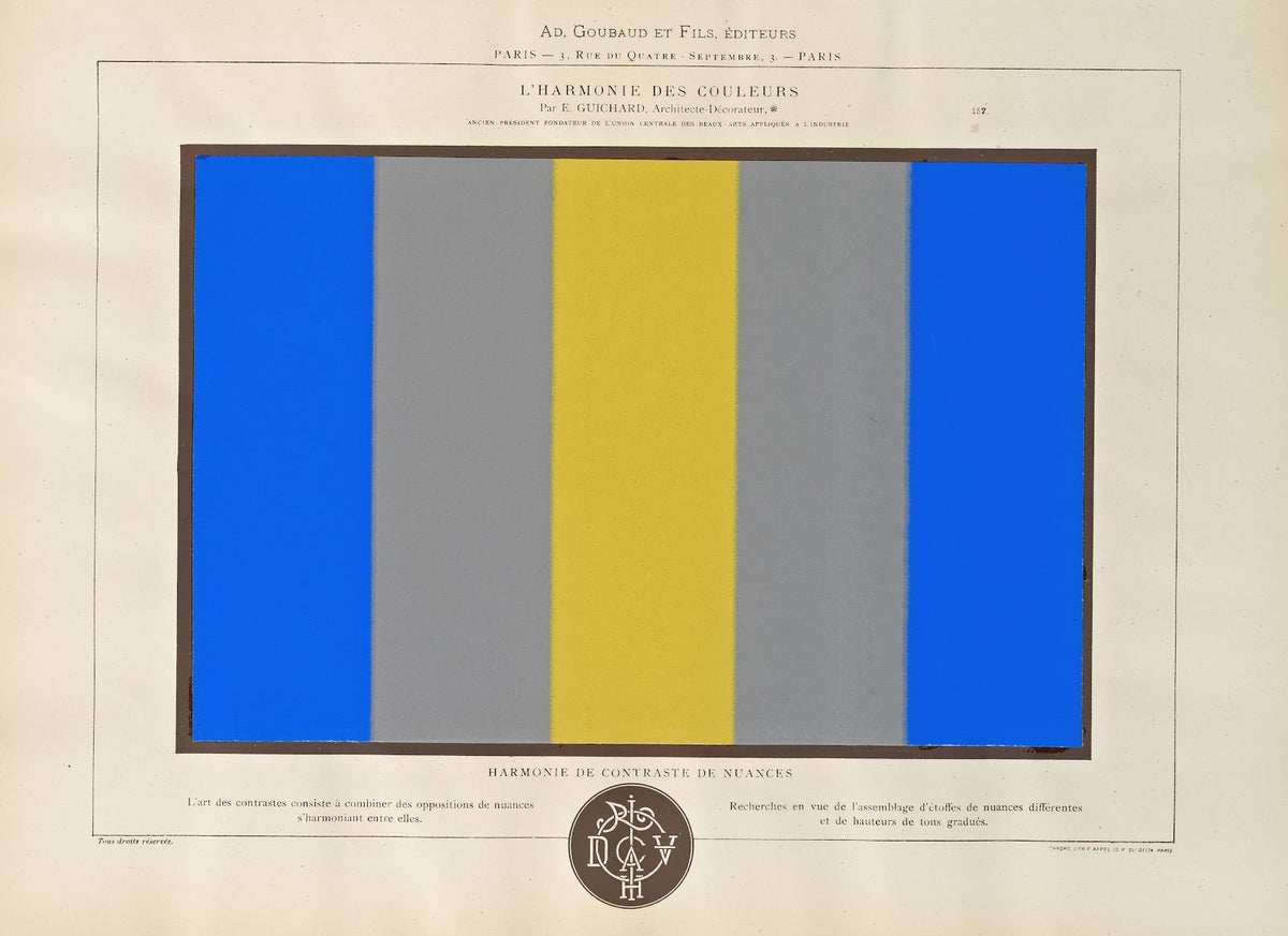 Lharmonie des couleurs  Pl105 1880