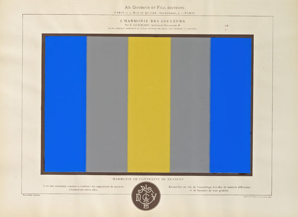 Lharmonie des couleurs  Pl105 1880