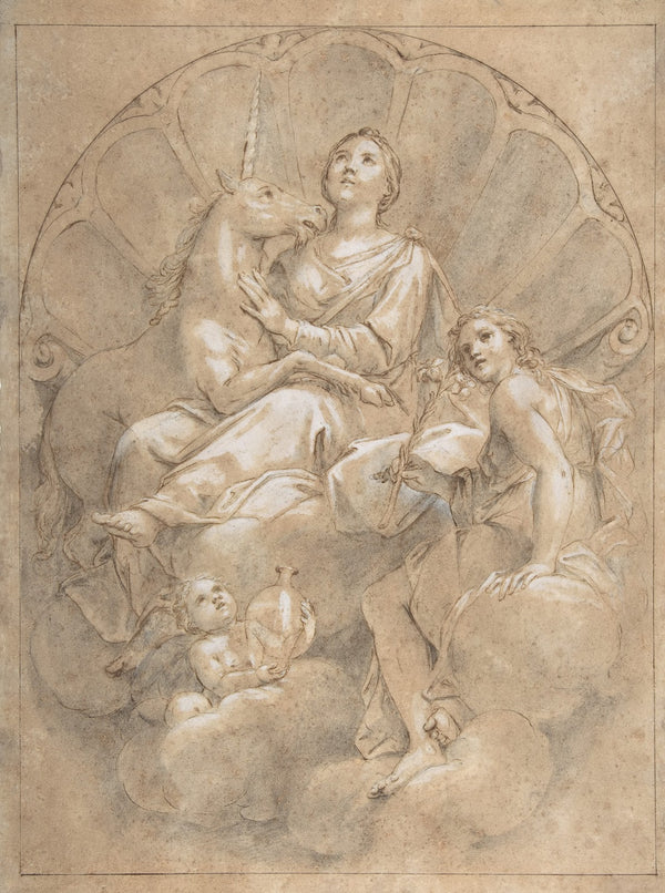 Allegorical Figure of Purity with a Unicorn 168889