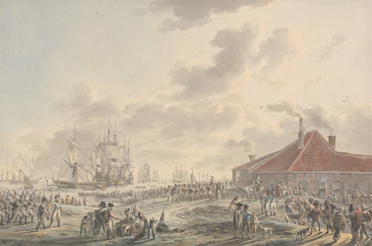 British Troops Disembarking 1799