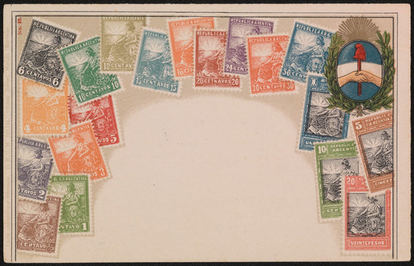 Argentine postage stamps 1892 1915