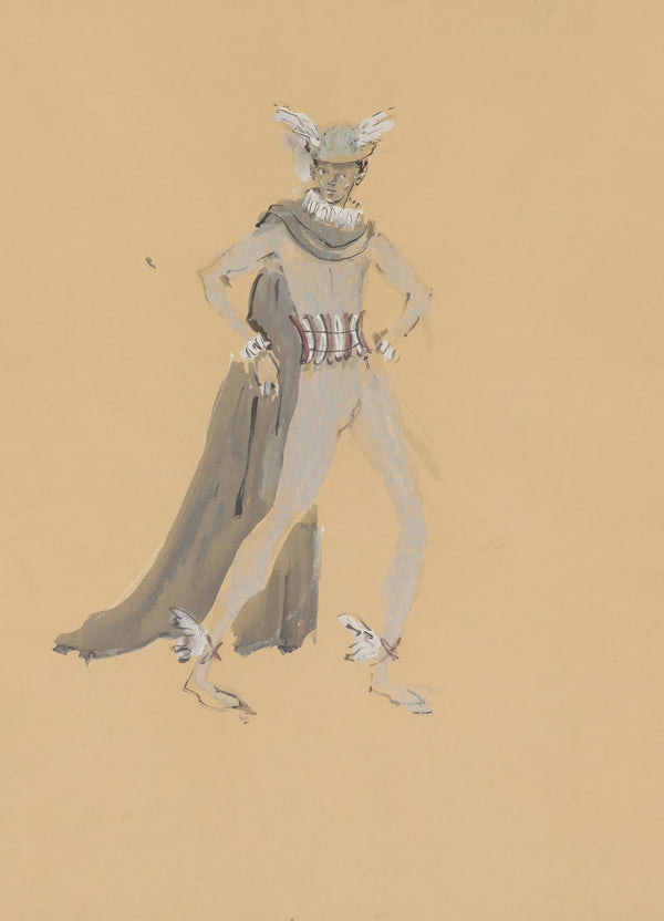 Amphitryon  maquette de costume  Mercure 1947
