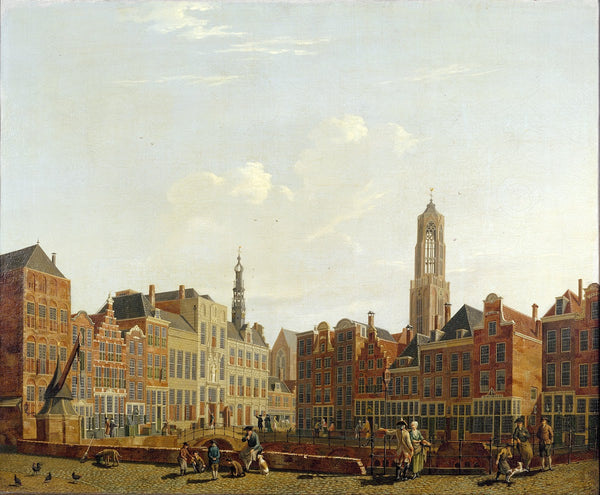 Utrecht Town Hall Bridge with Surroundings 1779