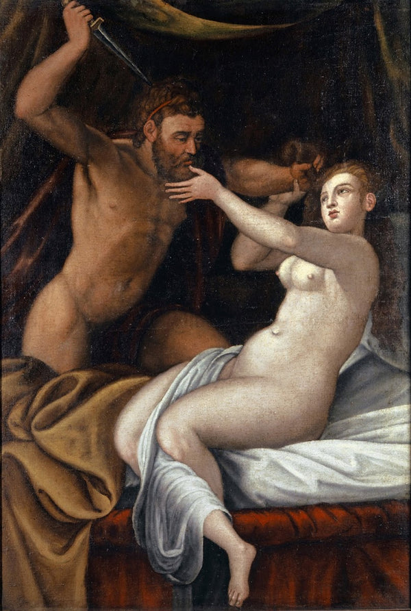 Tarquinius Threatening Lucrece