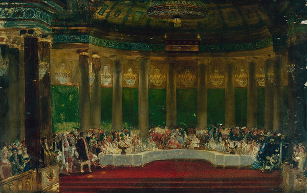 Le repas de mariage de Napoléon Ier aux Tuileries le 2 avril 1810 1805   1815