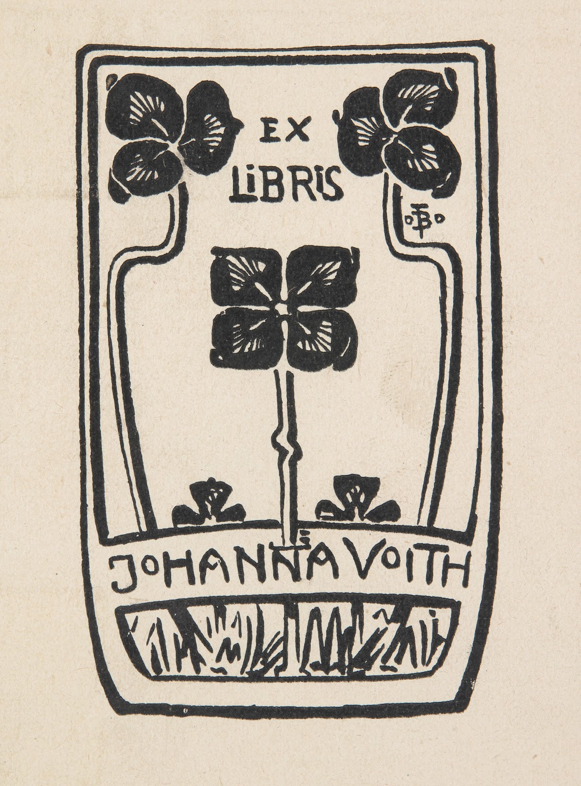 Ekslibris Johanna Voith 1910 1915