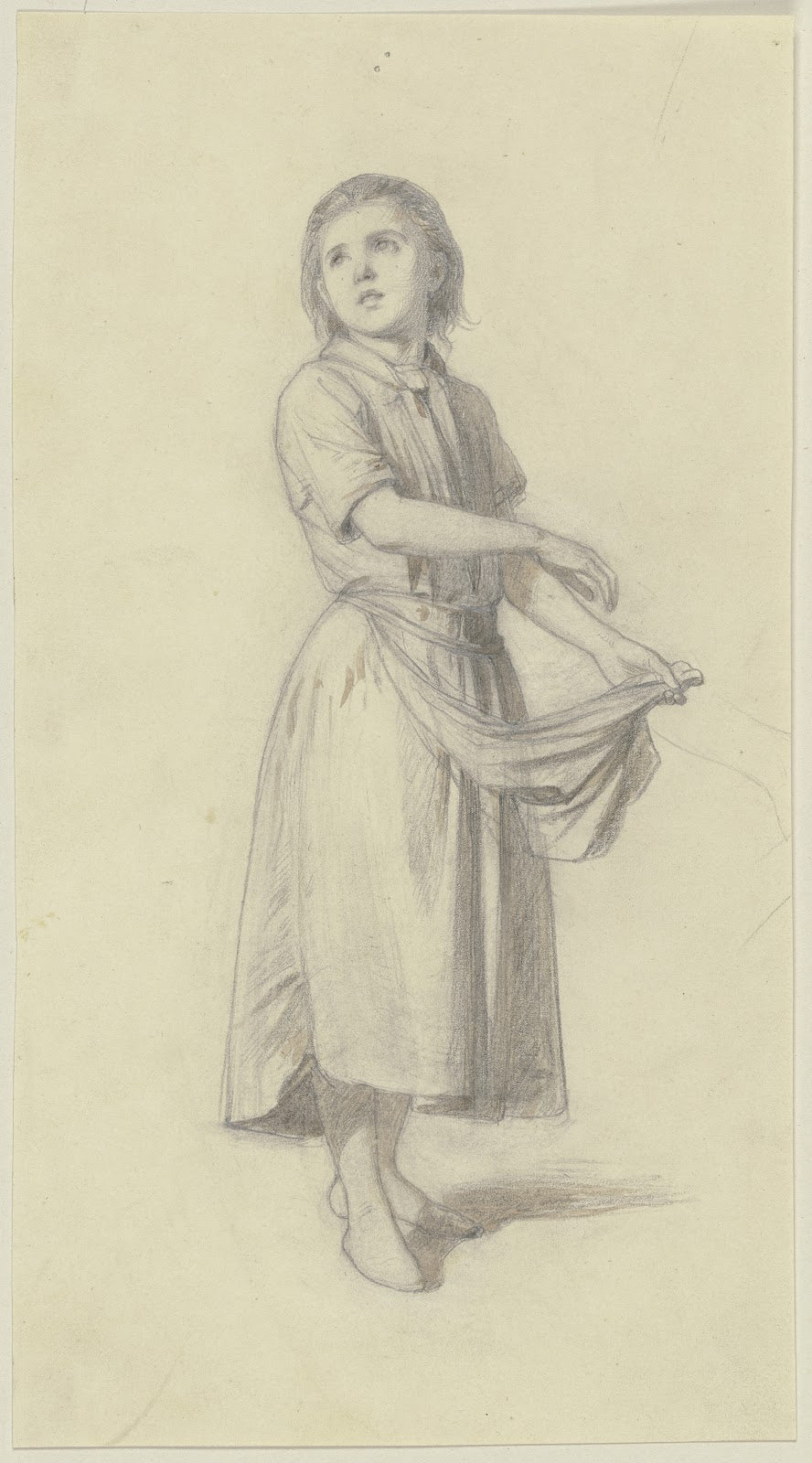 Das Tauben fütternde Mädchen ca 1855