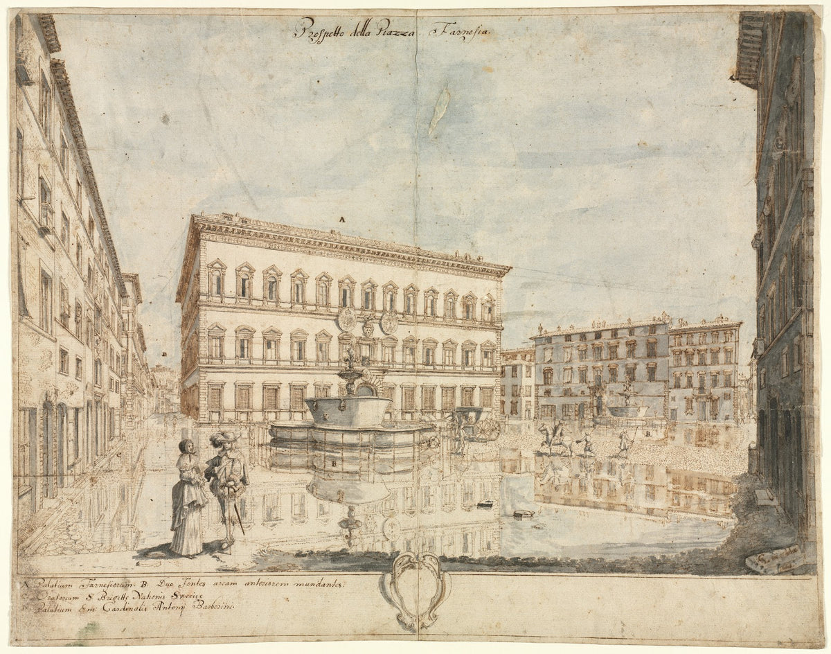 The Piazza Farnese 1664