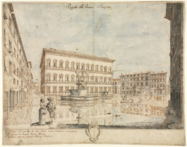 The Piazza Farnese 1664
