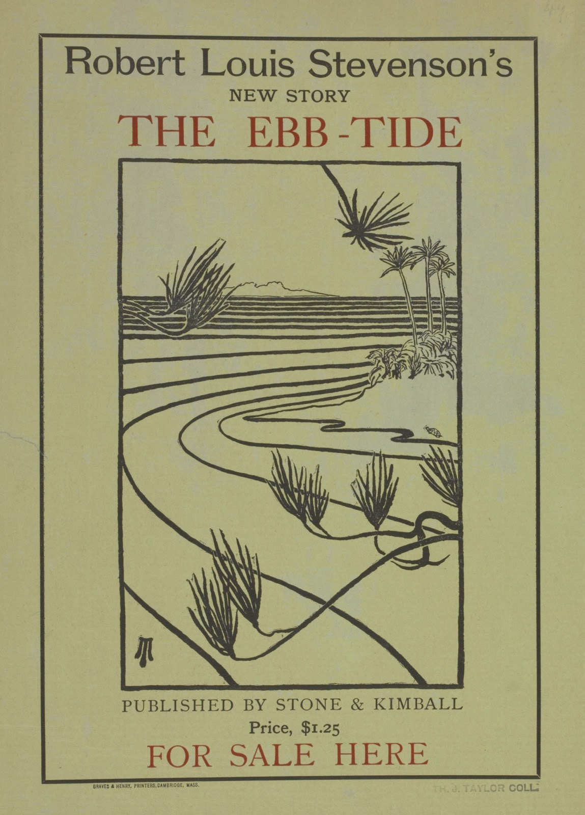 Robert Louis Stevensons new story the ebb tide 1895 1911