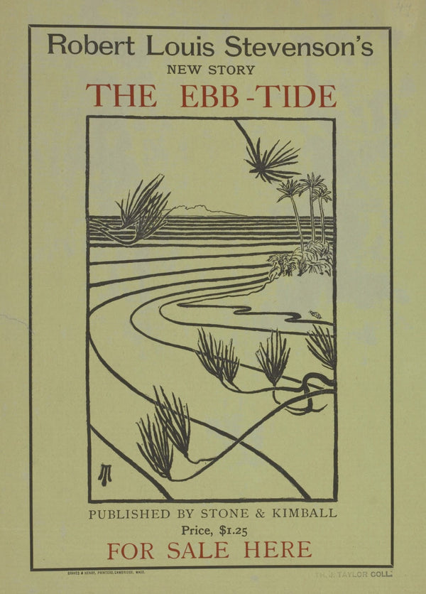 Robert Louis Stevensons new story the ebb tide 1895 1911