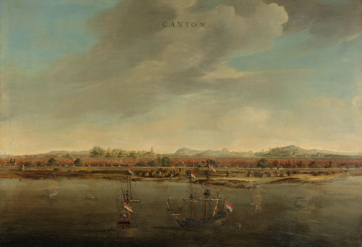 View of Canton in China c 1662   c 1663