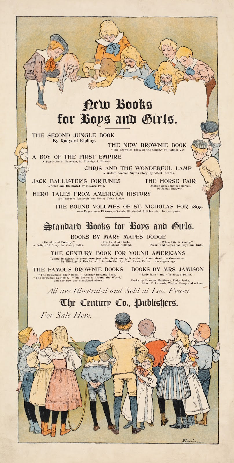 New books for boys  girls ca 18901920
