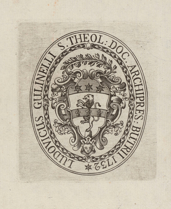 Bookplate Ludovicus Gulinelli