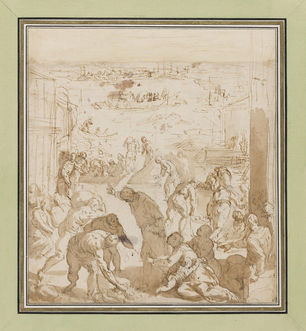 The Venetians Defend Themselves against the Siege of Pippin ca 1579  1580