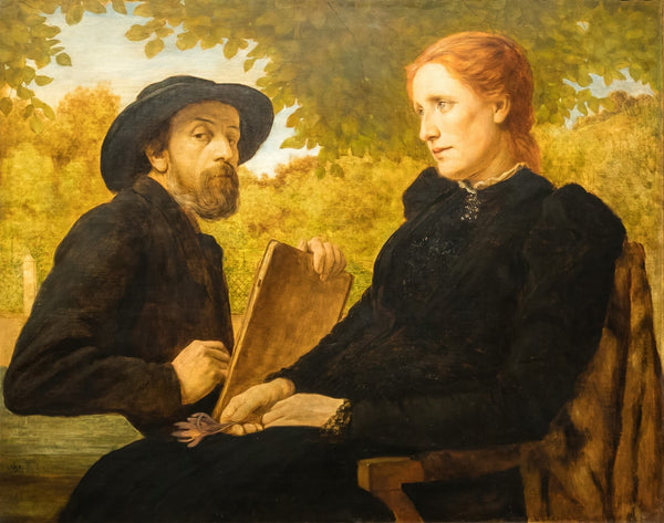 Self Portrait of the Painter with his Wife 1892 1893