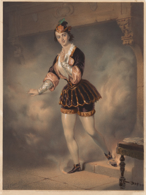 Marie Taglioni als Satanella im gleichnamigen 1853