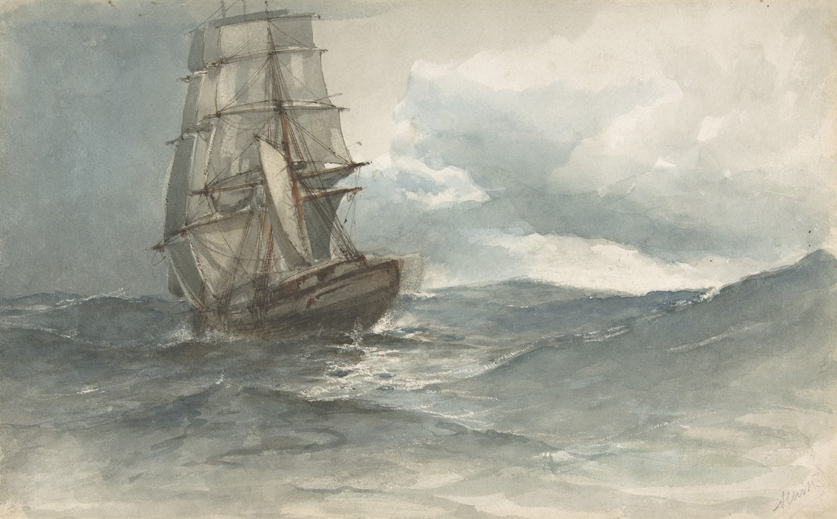 Ship at Sea late 19th century