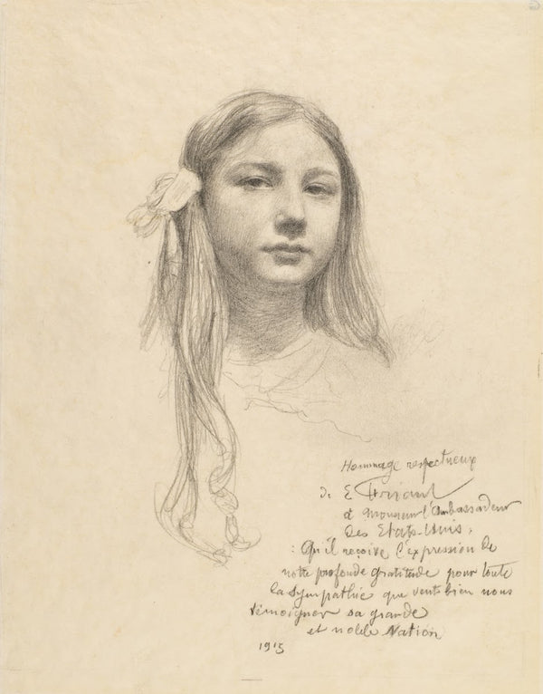 Head of a Young Girl 1915