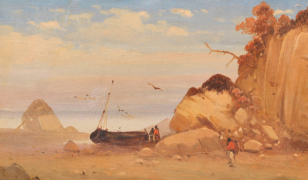 Zugeschrieben  Fischer am Ostseestrand 1828
