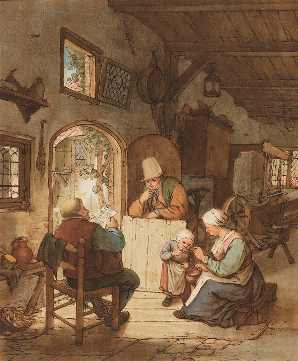Der Zeitungsleser 1766