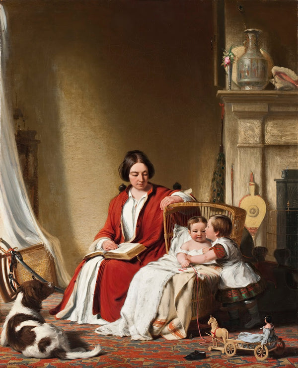 Mrs Bradford Ripley Alden and her Children 1852