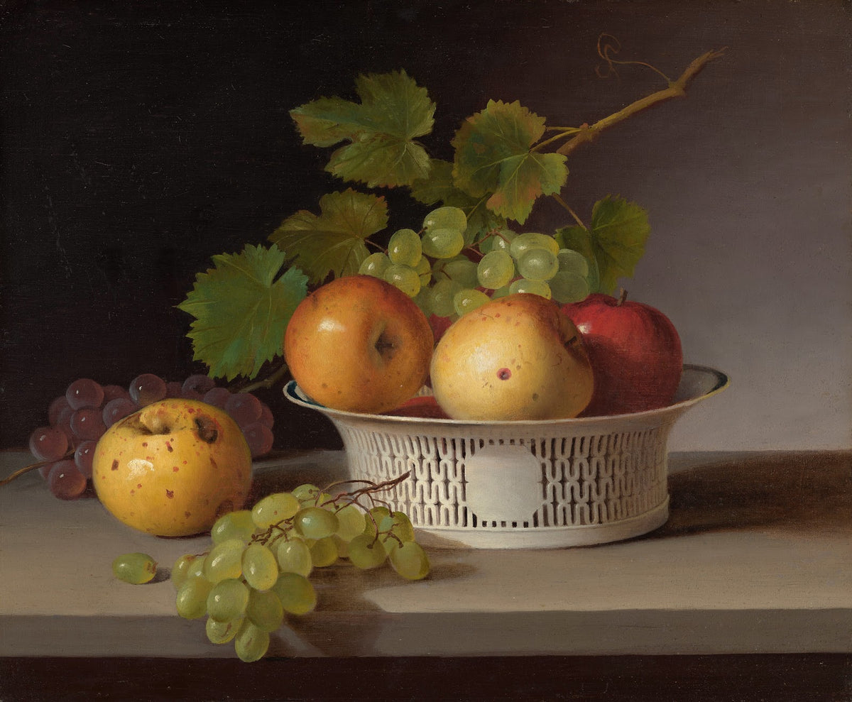 Fruit Still Life with Chinese Export Basket 1824