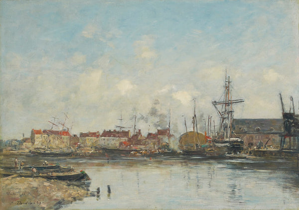 Dunkerque le vieux bassin 1889
