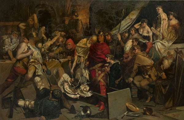 Bloody feast of Count Gero 1887