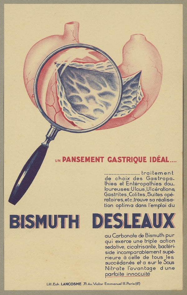 Bismuth Desleaux 1910 1950